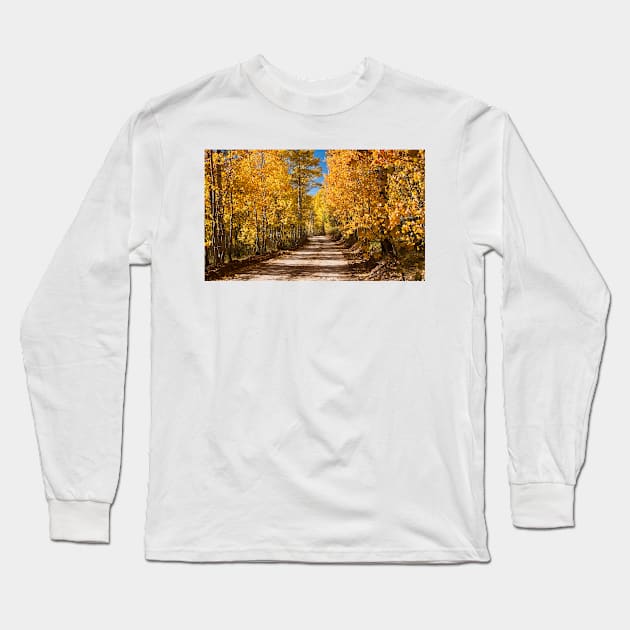 Road Long Sleeve T-Shirt by valentina9